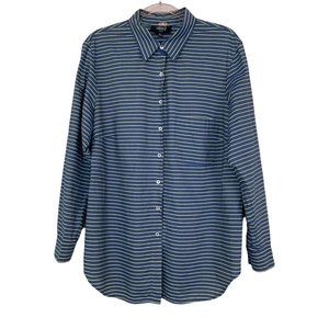 Emanuel Ungaro Liberte Woman Long Sleeve Top Plus Size 1X
